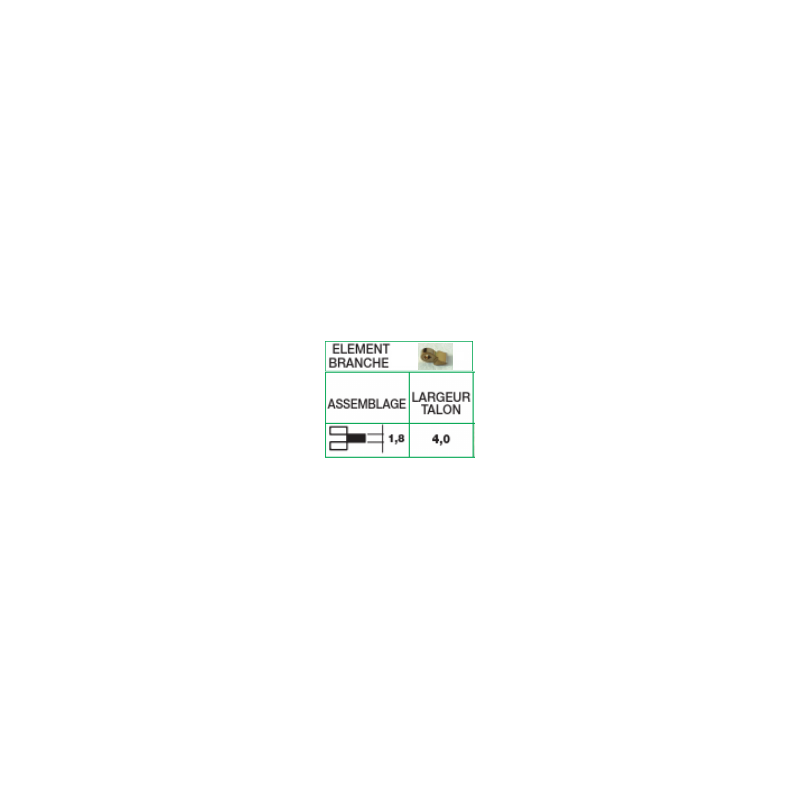 Charn. a soud.male 4.0mm(5pr)