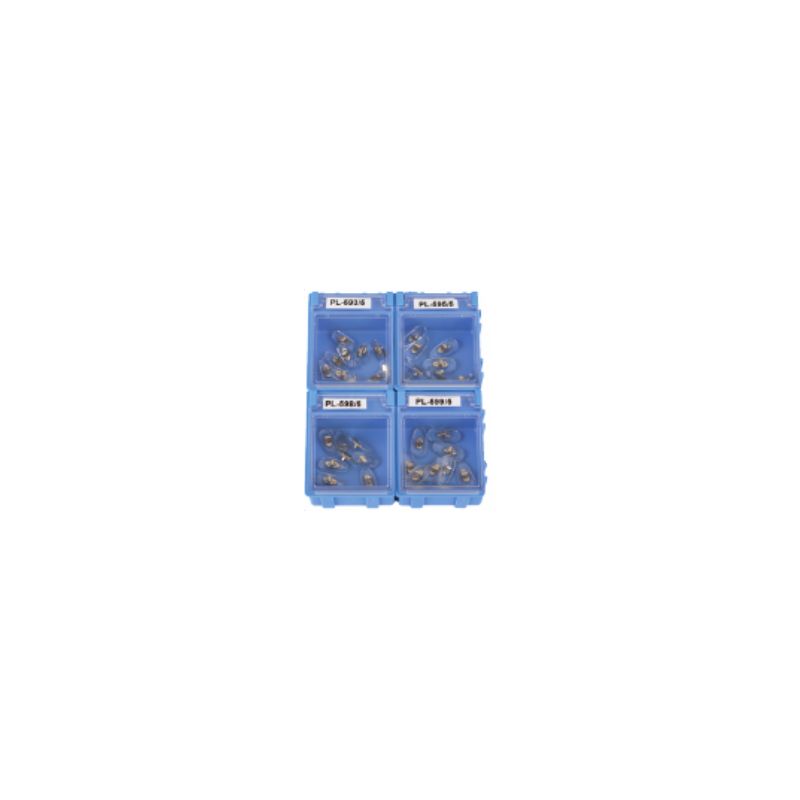 Assort plaquettes type b+l (20 paires)pour support en croix