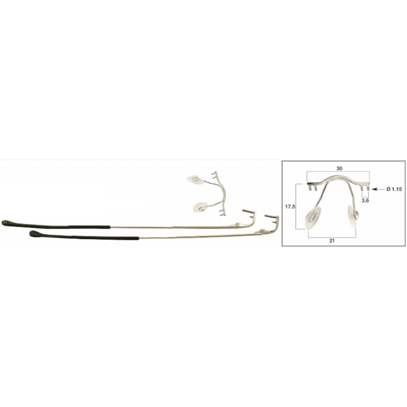 Branches 2 pieces avec pont pour montage perce