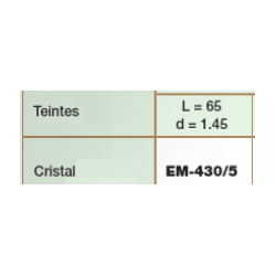 Embouts percage 1.45 cristal (5prs)