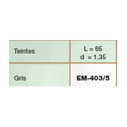 Embouts perc.1.35 gris (5prs)