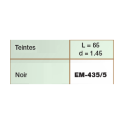 Embouts perc.1,45noir  (5prs)