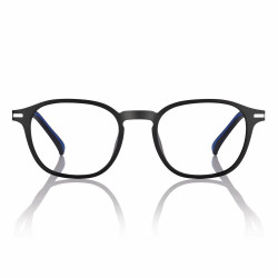 Monture panthos 48 insert metal noire mat+ clip gris 48 19-140 prix net