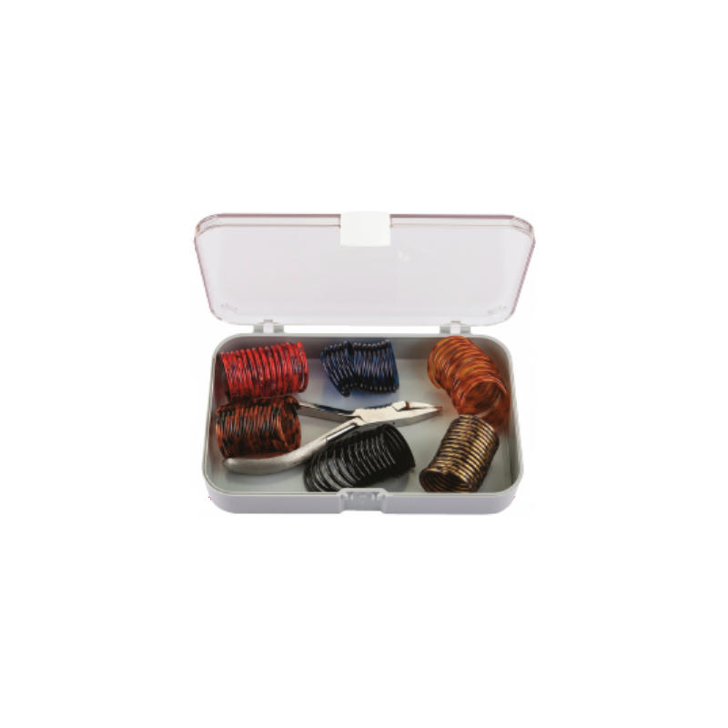 Coffret windsorring 6 couleurs + pince de montage