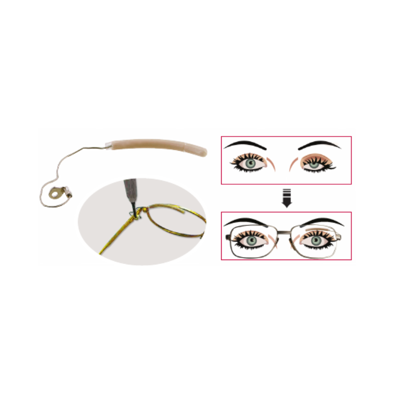 Releve paupiere - cote gauche