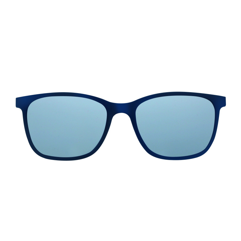 Monture ultem 53 bleu/rouge+ 2 clips gris/argentmiroir prix net