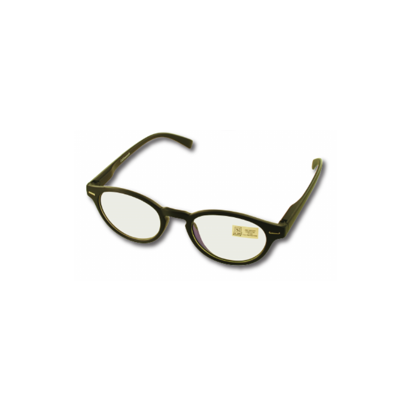 Lunette prot.lum.bleue-noir mat46 prix net