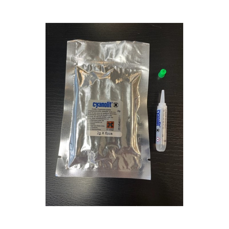 Colle cyanolit verte 201 (tube 2g)