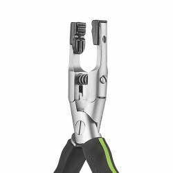 Pince pour inserer des rivets en plastique