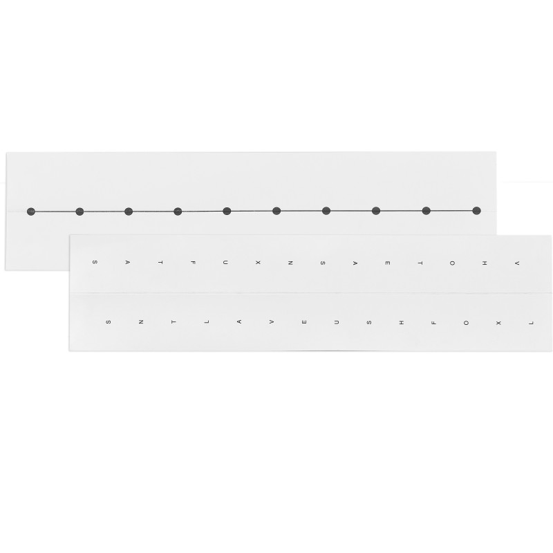 Bandes pour excercices de convergence et d'accomodation (50 pcs)