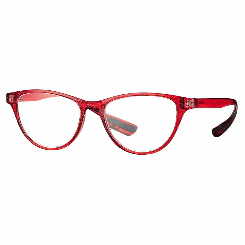 Lunette rouge paillete 51 +1 prix net