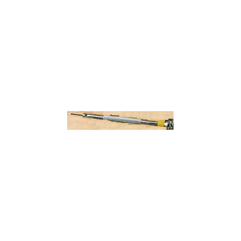 Tournevis lames interchang.jaune d. 0.8