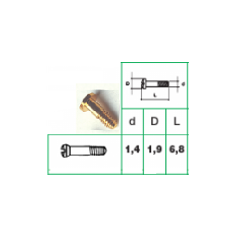 Vis mail.1.4x1.9x5.8 do. 100pcs