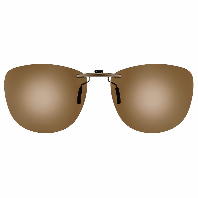 Clip pol. brun monture acetate 54x46.4mm