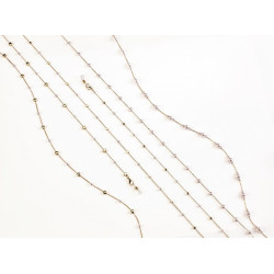 Chainettes perles assorties (12 pieces)