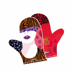 Gants airport microfibre couleur assorties (3pcs)