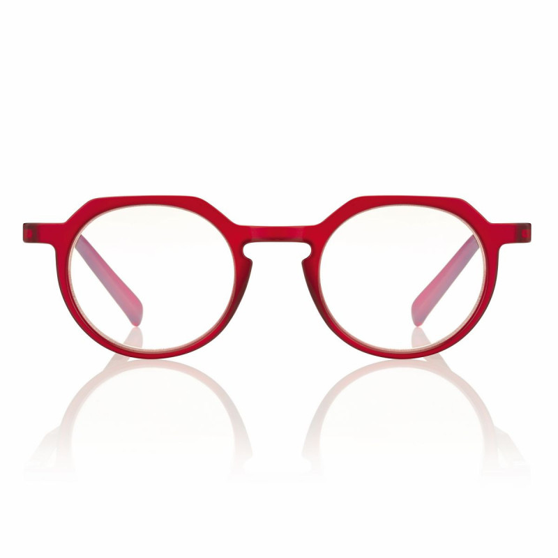 Lunette rouge mat 45 prot. lumiere bleue +1 prix net