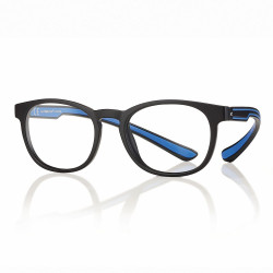 Lunette noir/bleu mat 52 prot. lumiere bleue +1 prix net