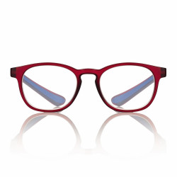 Lunette de lecture lumiere bleue rouge mat/bleu 49-19-155  +1 prix net