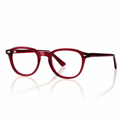Monture panthos acetate hd 50 bordeaux brillant + 1 clip gris prix net