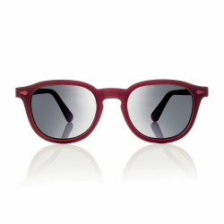 Monture panthos acetate hd 50 bordeaux brillant + 1 clip gris prix net