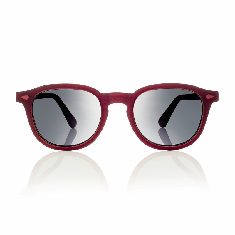 Monture panthos acetate hd 50 bordeaux brillant + 1 clip gris prix net