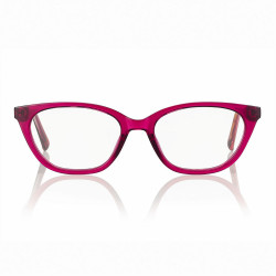 Monture fuschia brillant lumiere bleue face tr90 49 16 135 prix net