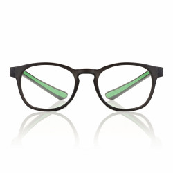 Lunette de lecture lumiere bleue gris matt/vert 49-19-155  (6 pces) prix net