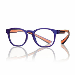 Lunette de lecture lumiere bleue - bleu matt/orange 49-19-155  +1 prix net
