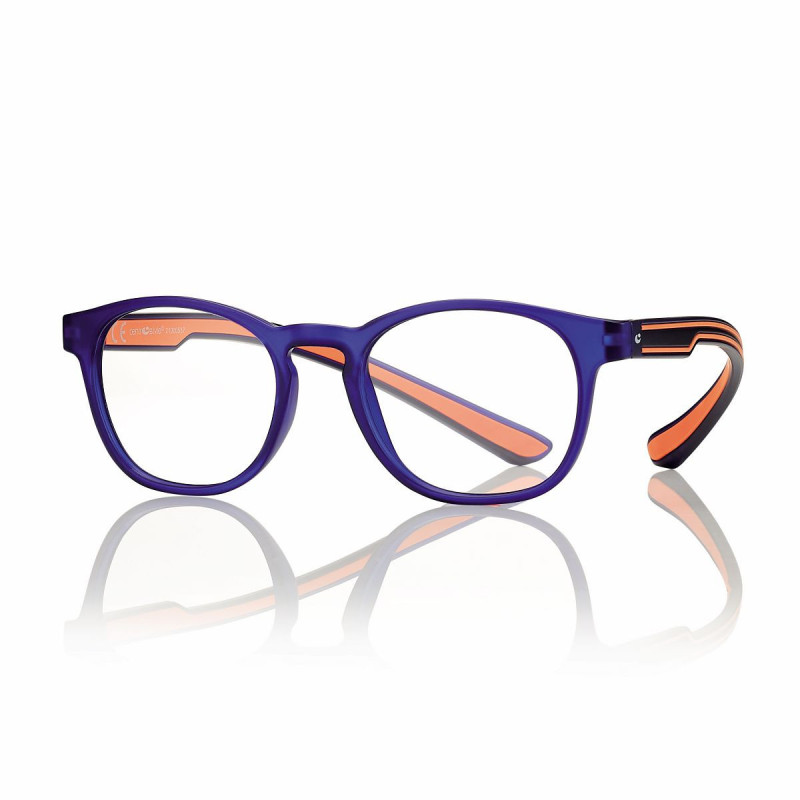 Lunette de lecture lumiere bleue - bleu matt/orange 49-19-155  +1 prix net
