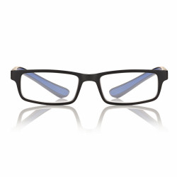 Lunette de lecture lumiere bleue noire mat 53-18-155  +1.5 prix net