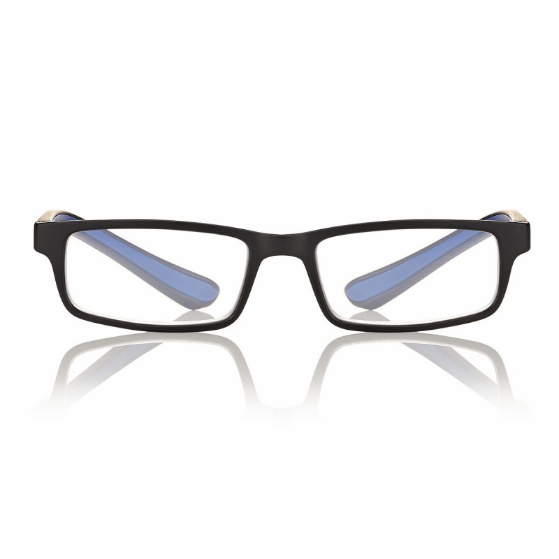 Lunette de lecture lumiere bleue noire mat 53-18-155  +1.5 prix net