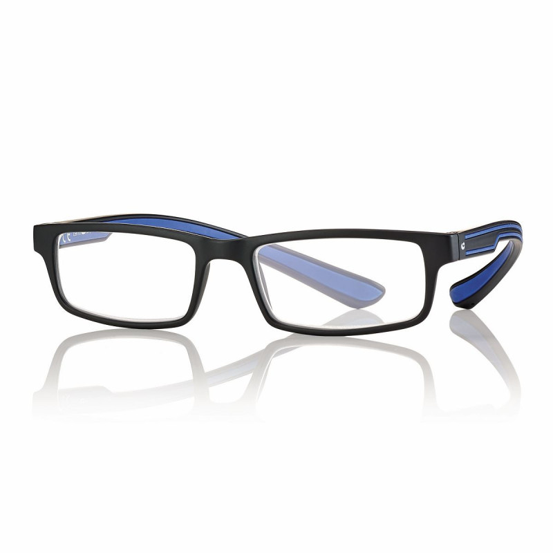 Lunette de lecture lumiere bleue noire mat 53-18-155 (6 pces) prix net