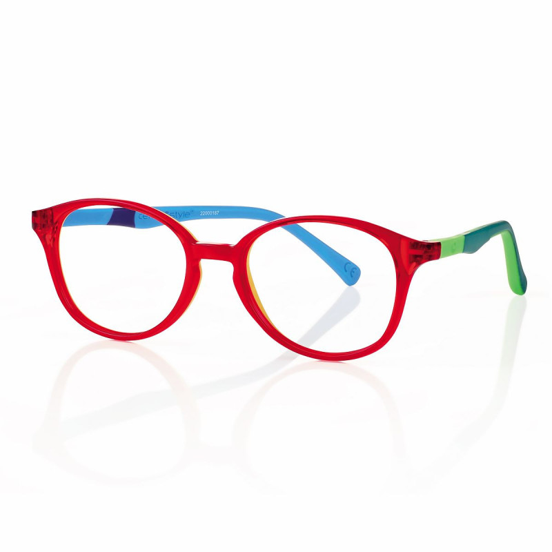 Monture enfant active rouge brillant multicolore 43 prix net