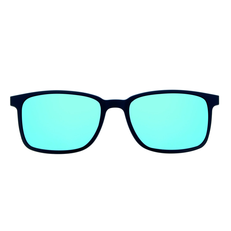 Monture ultem 53 bleu fonce+ 2 clips gris/ bleu miroir prix net