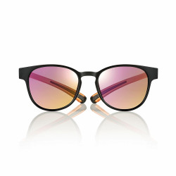 Lun.sol.mat noir/orange verres miroir violet 44 15-145 prix net