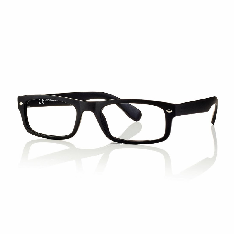 Lunettes lecture forme vintage - transparent - noir mat 53-21-145 +1.25 prix net