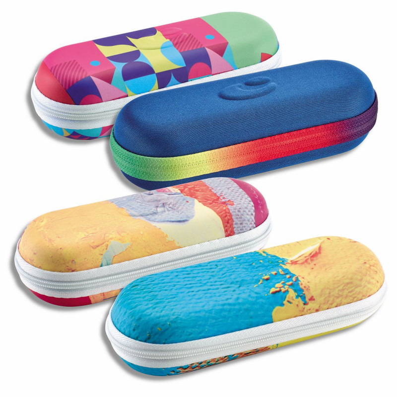 Etuis semi-rigides couleurs assorties (12pieces)