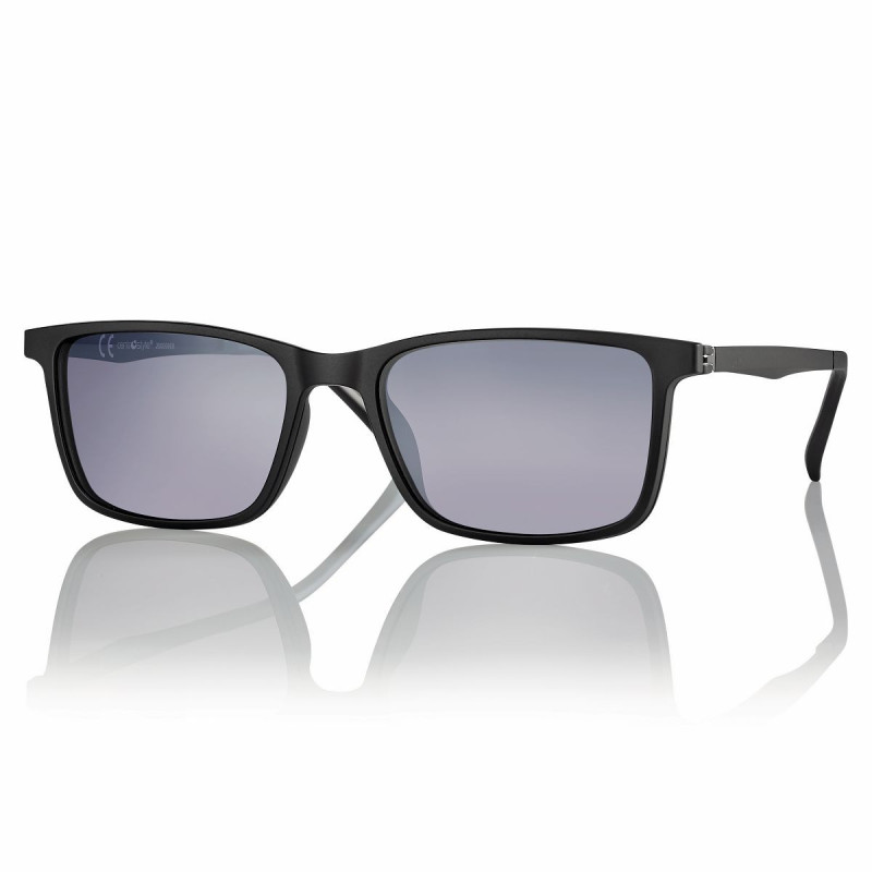 Monture ultem noire mat+ clip gris 59 18-155 prix net