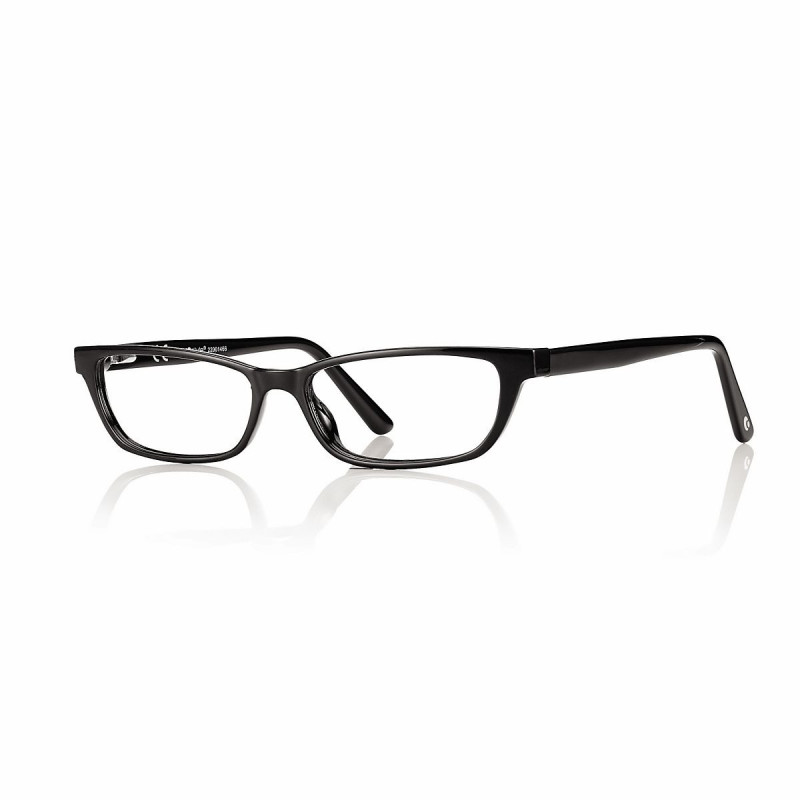Monture tr90/acetate flex demi oeil noir brillant 53 15-145 prix net