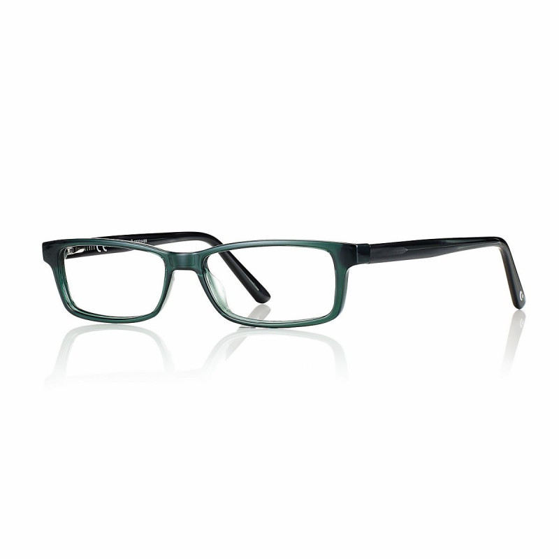 Monture tr90/acetate flex demi oeil vert brillant 52 15-150 prix net