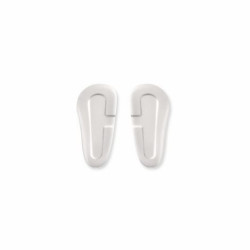 Plaq. sil. a bayonette 13.5 mm (5 prs)