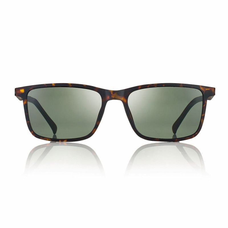 Monture ultem 59 ecaille mat + 1 clip ecaille g15 prix net