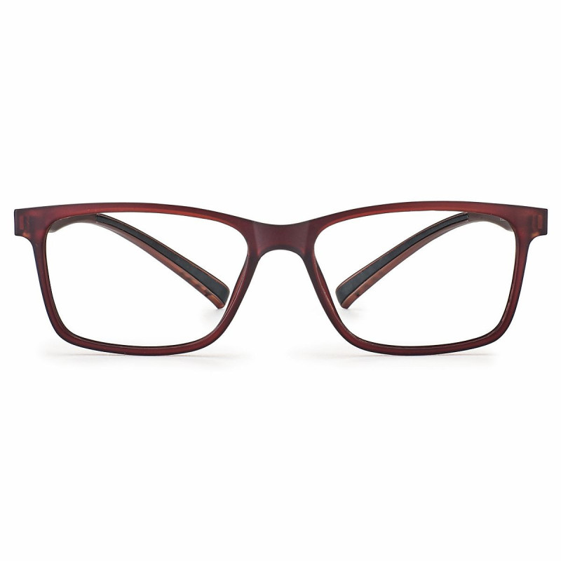 Lun de lect. airport lum bleue lisboa marron mat homme +1.5 prix net