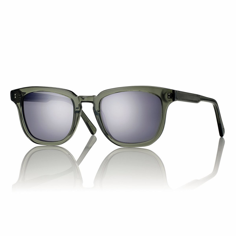 Lun.sol. vert cristal brillant verres polarises fume 50 21-145 prix net