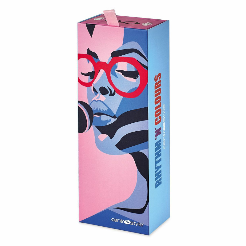 Lun. de lect. lum. bleue jazz  rouge opaque  +3