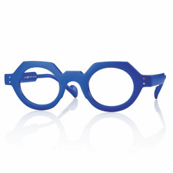 Lun. de lect. lum. bleue jazz  bleu opaque  +2,50