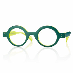 Lun. de lect. lum. bleue jazz vert/jaune fluo +1,50