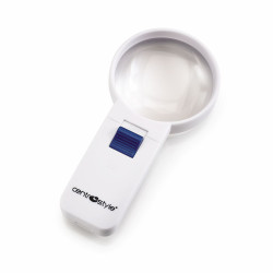 Loupe lum. led legere 80gr - ø 70mm - x4 basse consommation (1 pc)