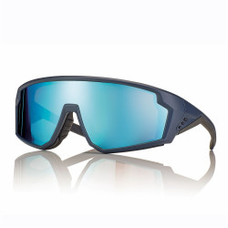 Lun.sol. bleu brill. verre bleu miroite polycarbo.+clip vue 134 00-135 prix net